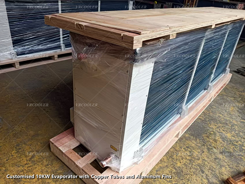 Customised 10KW Evaporator with Copper Tubes and Aluminum Fins 3