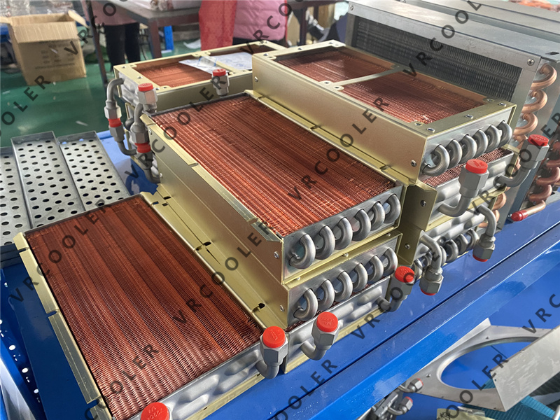Creating a heat exchanger for a laser system for aesthetic or medical use