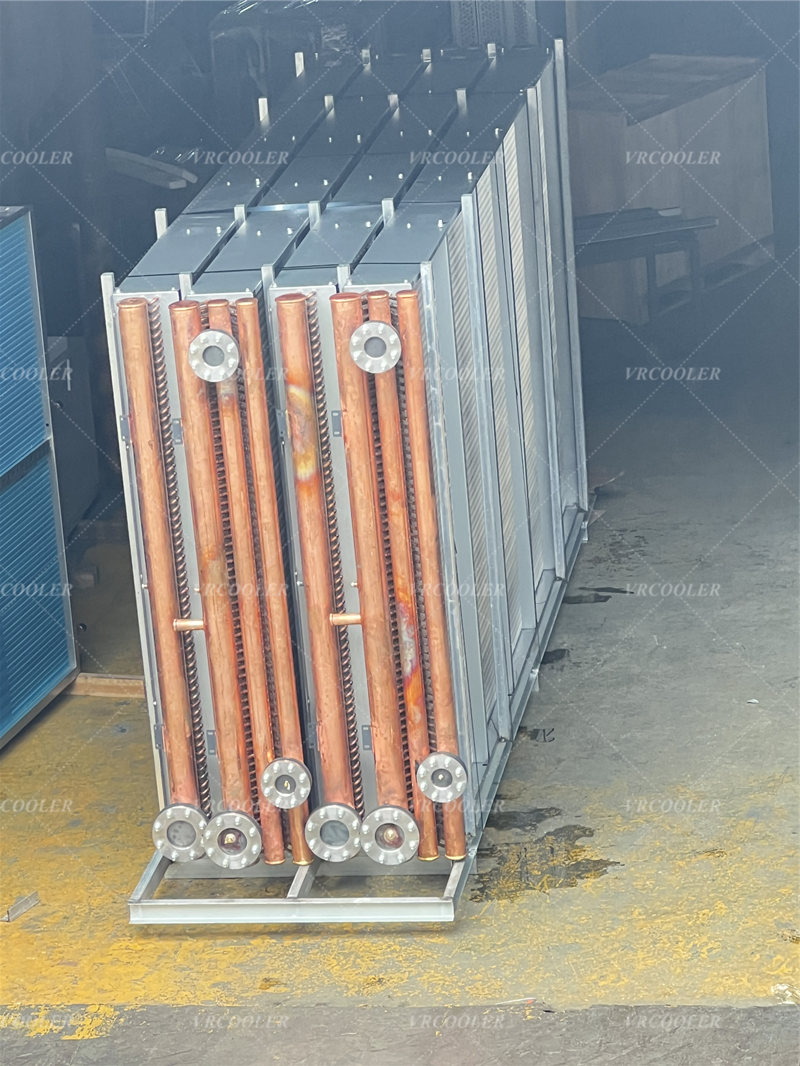 Tube Fin Heat Exchanger For Air Cooled Chiller 2