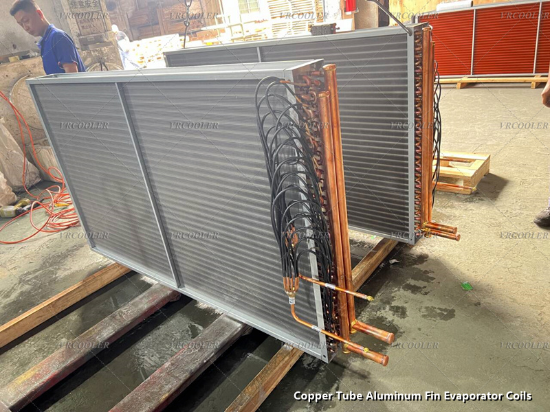 Copper Tube Aluminum Fin Evaporator Coils 5