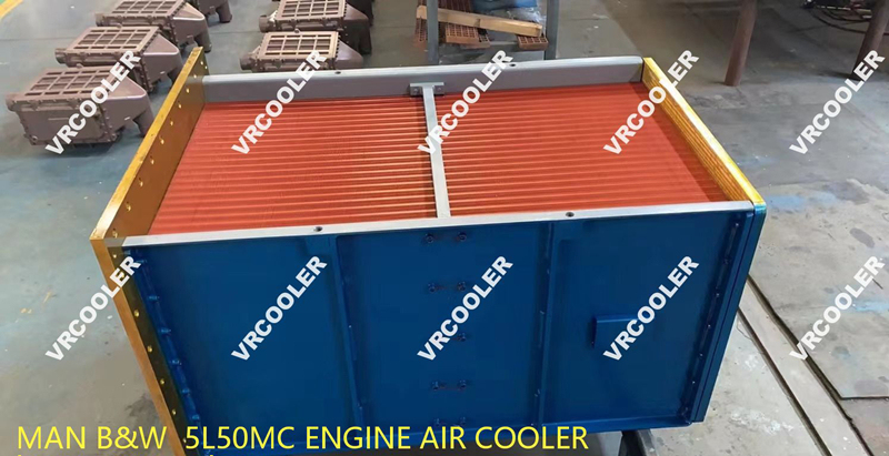 MAN B&W 5L50MC Enigne Air Cooler Replacement