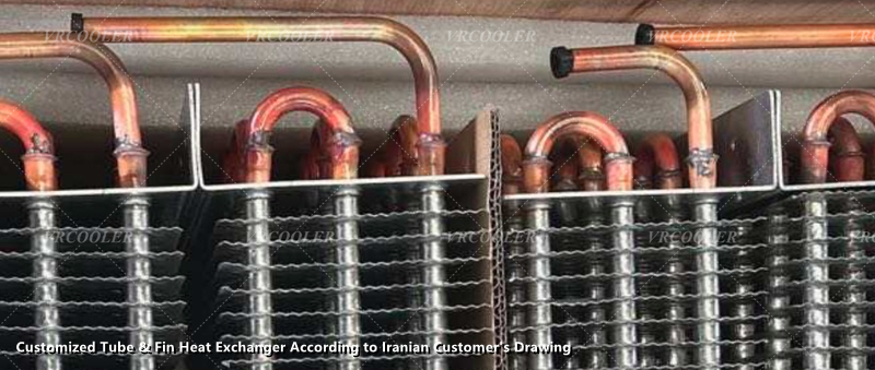 Customized Tube & Fin Heat Exchanger According to Iranian Customer's Drawing 4