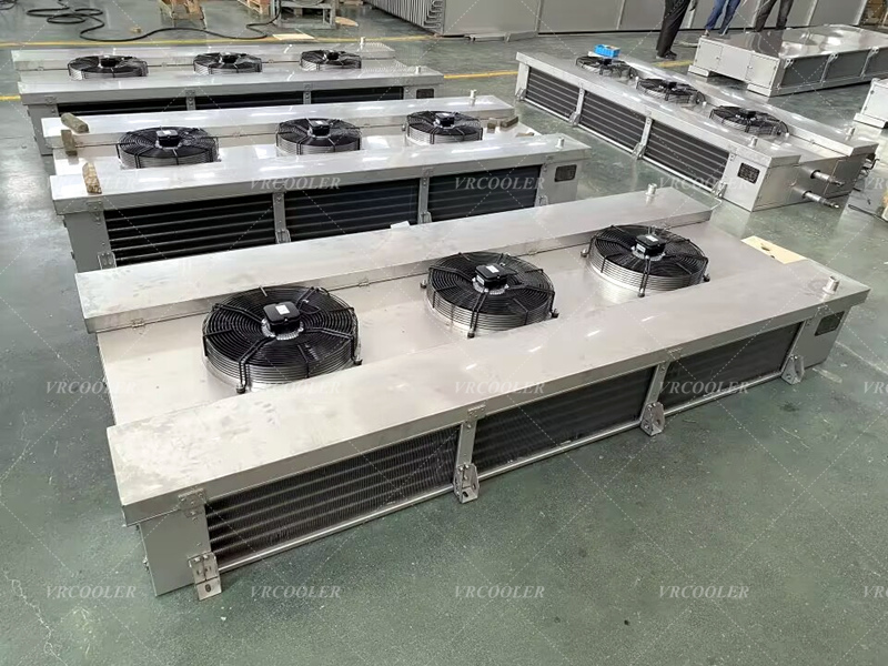 Dual Flow Cold Room Ammonia Evaporator