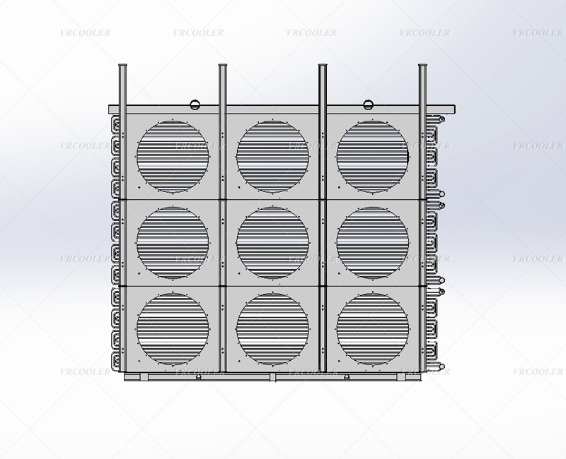 Customized IQF Spiral Freezer Internal Air Coolers