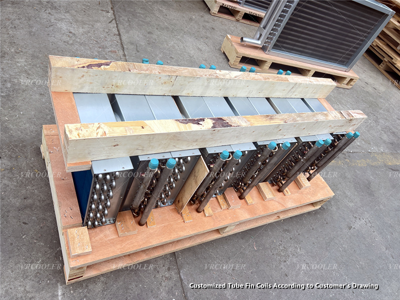 Customized Tube Fin Coils According to Customer's Drawing