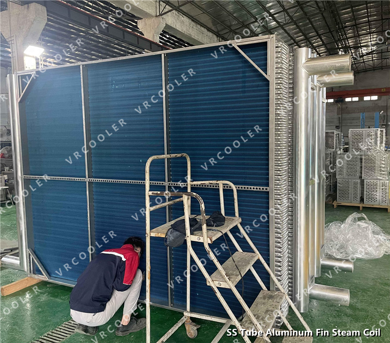 SS Tube Aluminum Fin Steam Coil 1