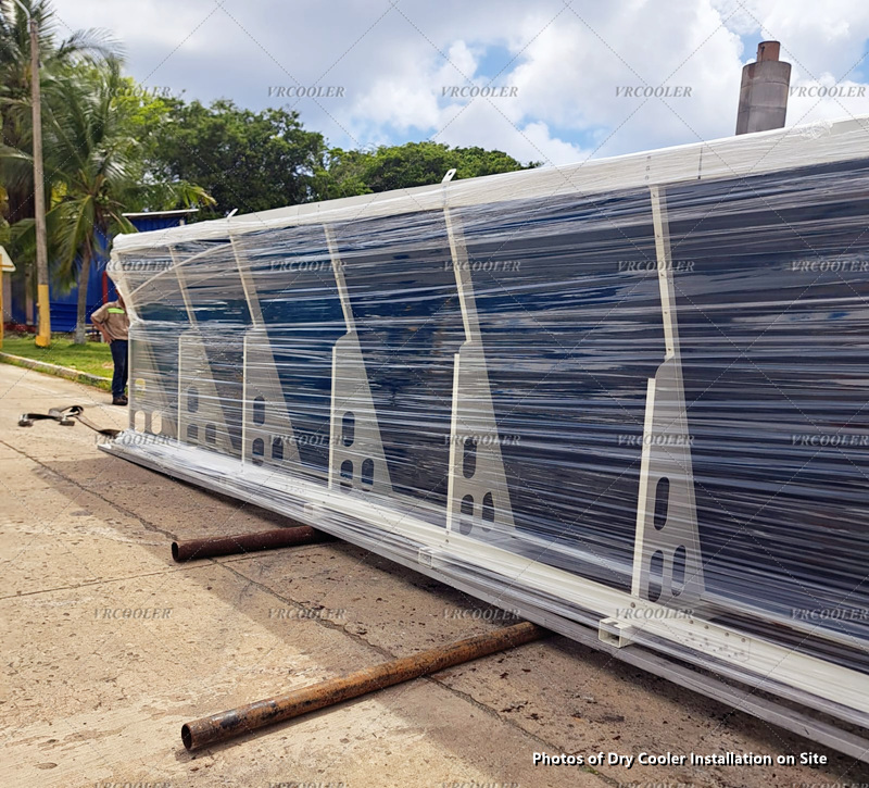 Photos of Dry Cooler Installation on Site from Romanian Customer 1