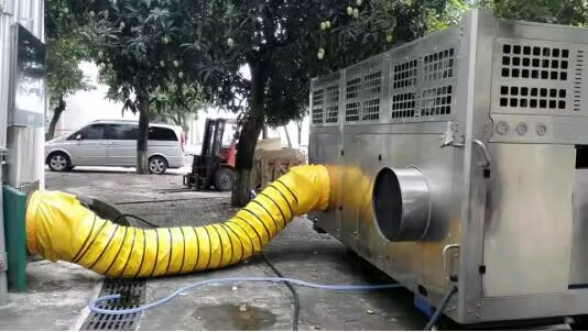 Grain Cooler for Cooling A Silo with 30 Tonnes of Grain in It