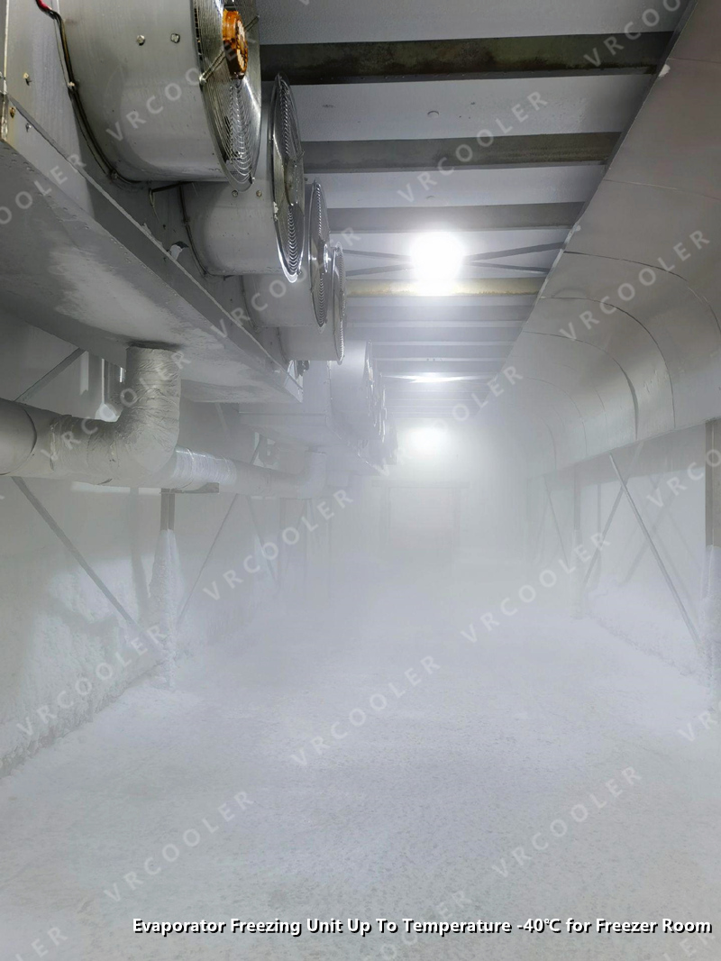 Evaporator Freezing Unit Up To Temperature -40℃ for Freezer Room 1