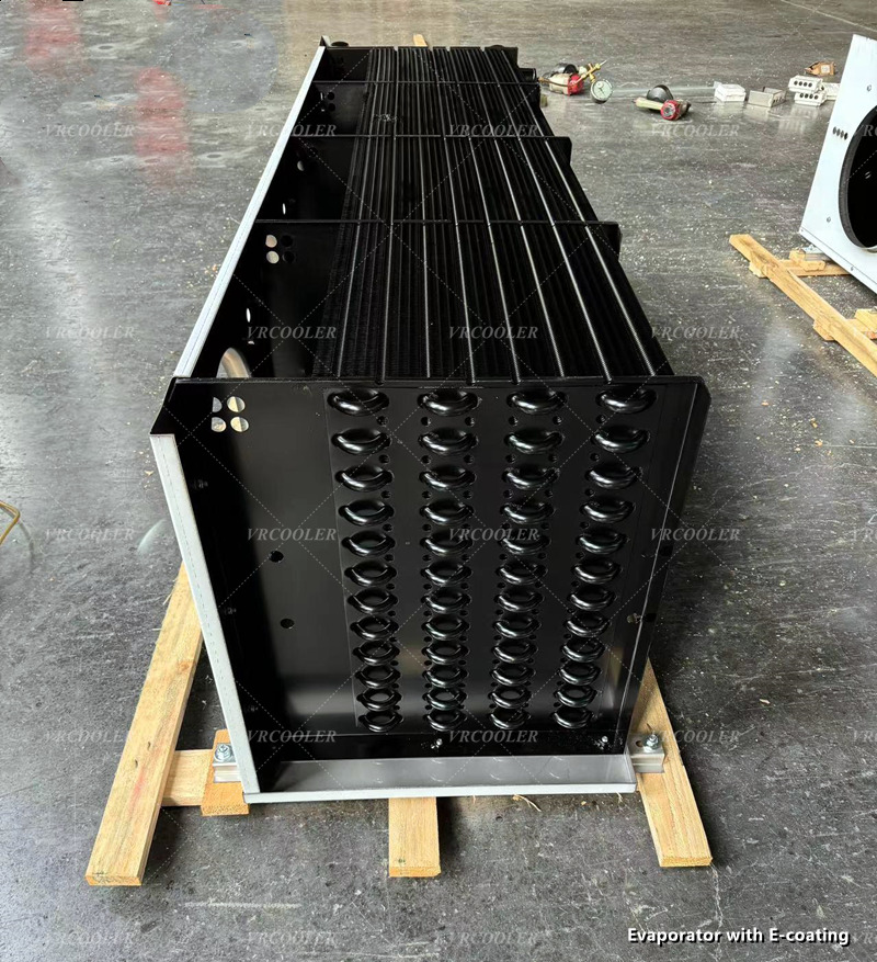 Evaporator with E-coating