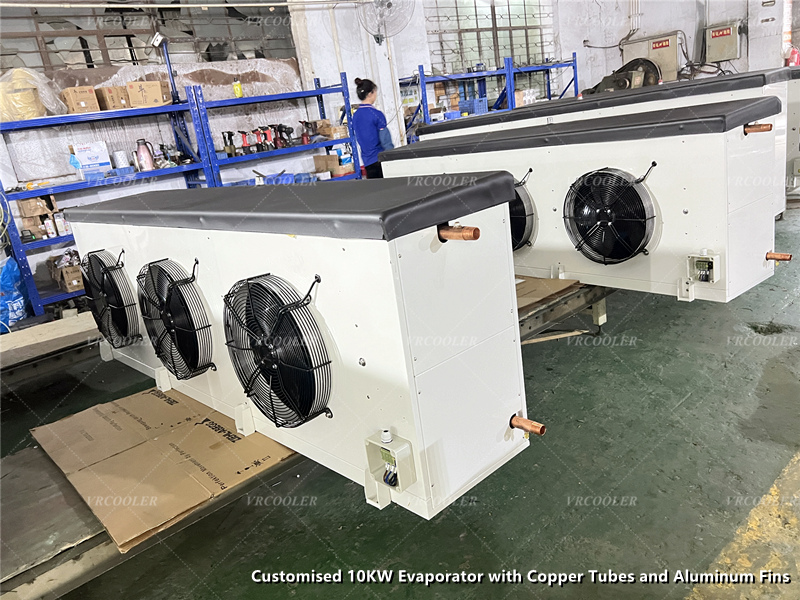 Customised 10KW Evaporator with Copper Tubes and Aluminum Fins 1