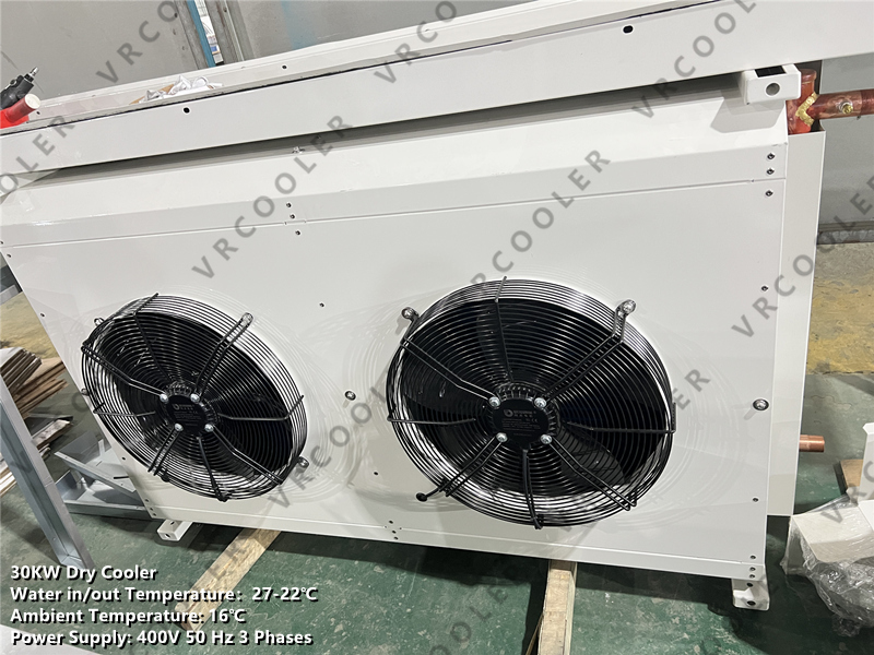 Customized 30KW Dry Cooler with AC Fan