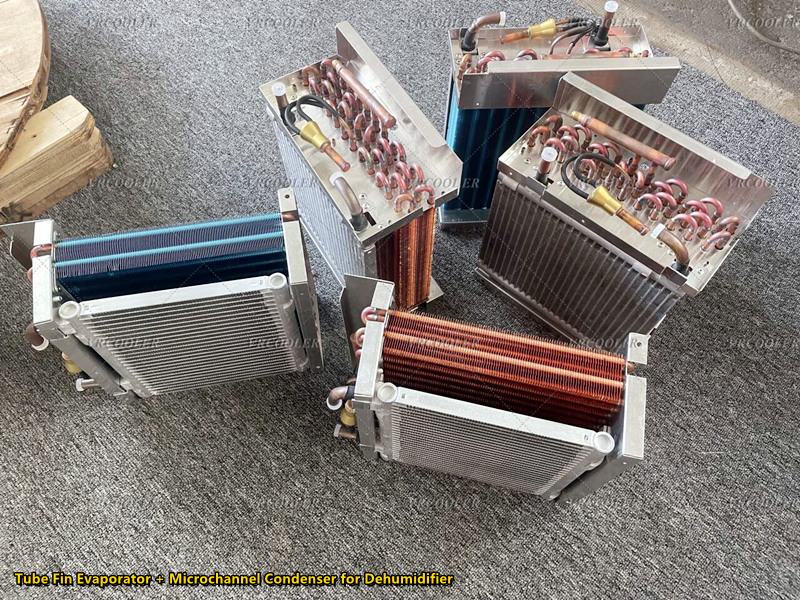 Tube & Fin Coils with Microchannel Heat Exchangers for Dehumidifiers