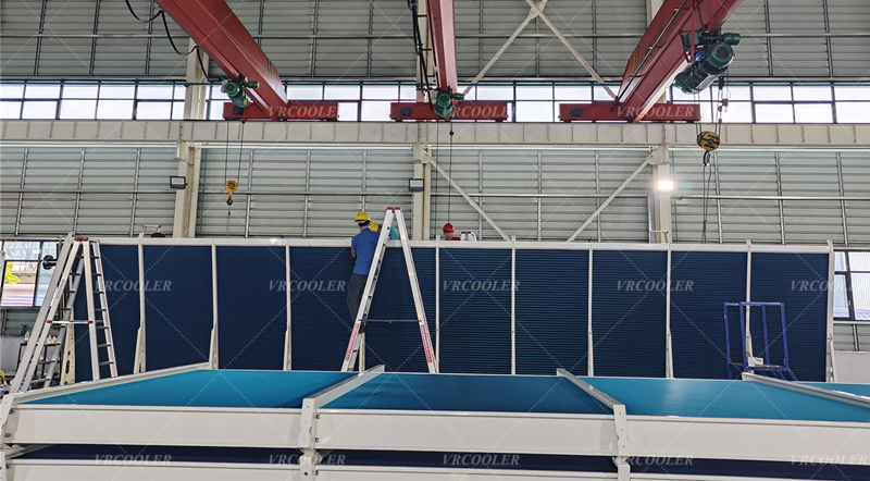 Dry Cooler for Plastic Injection Moulding Machines Free Cooling System
