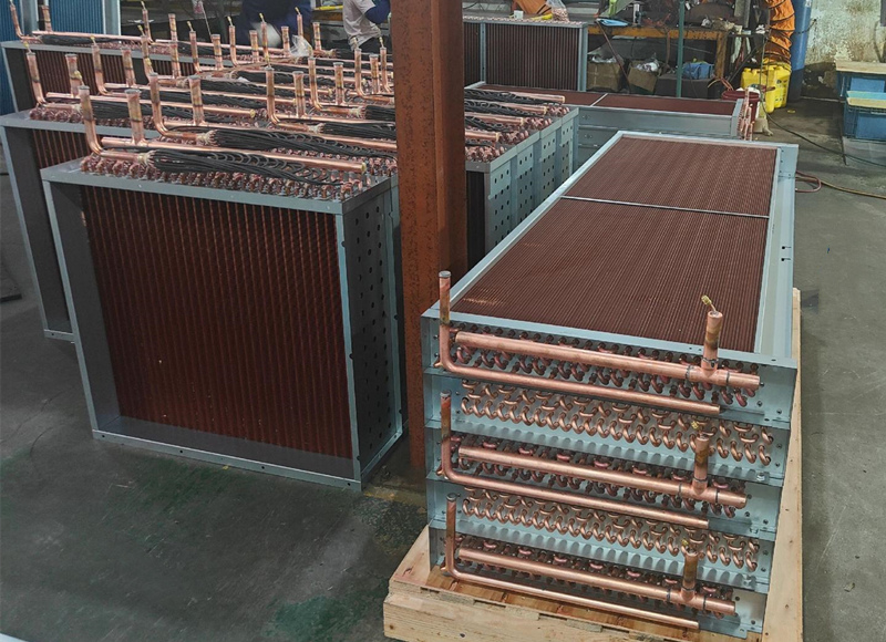 High-quality Copper Tube Fins Heat Exchanger for HVAC Systems