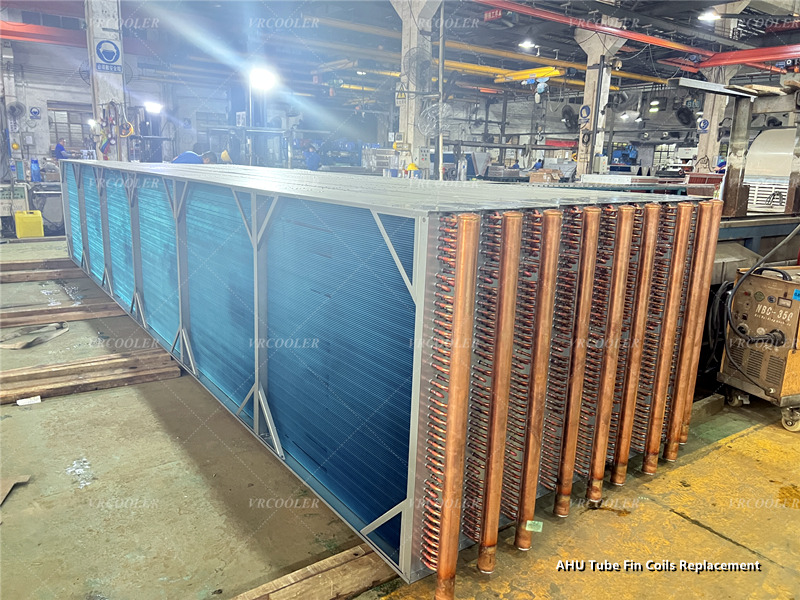 AHU Tube Fin Coils Replacement