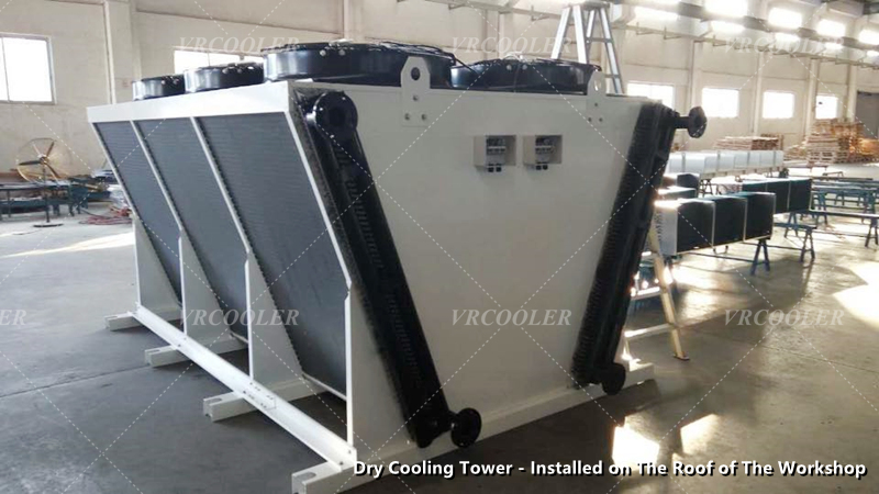 Dry Cooling Tower - Installed on The Roof of The Workshop