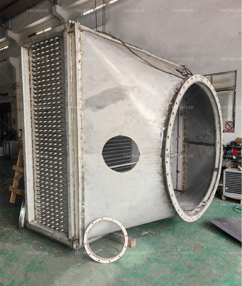 Recovery Of Hot Air From Pizza Factory Big Oven, Use Air To Heat Water