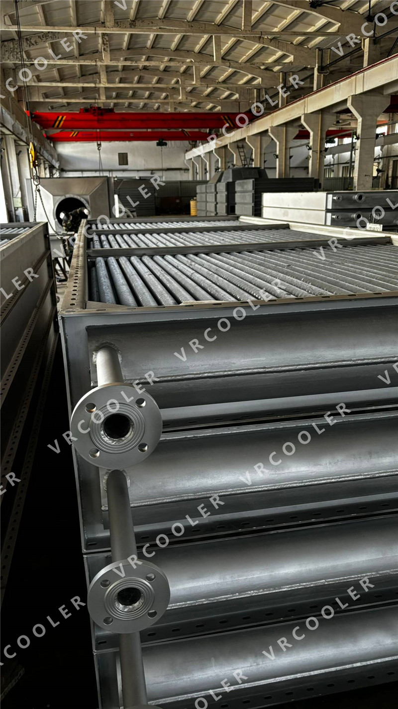 Finned Tube Heat Exchanger Cools The Gases of The Wire Industry