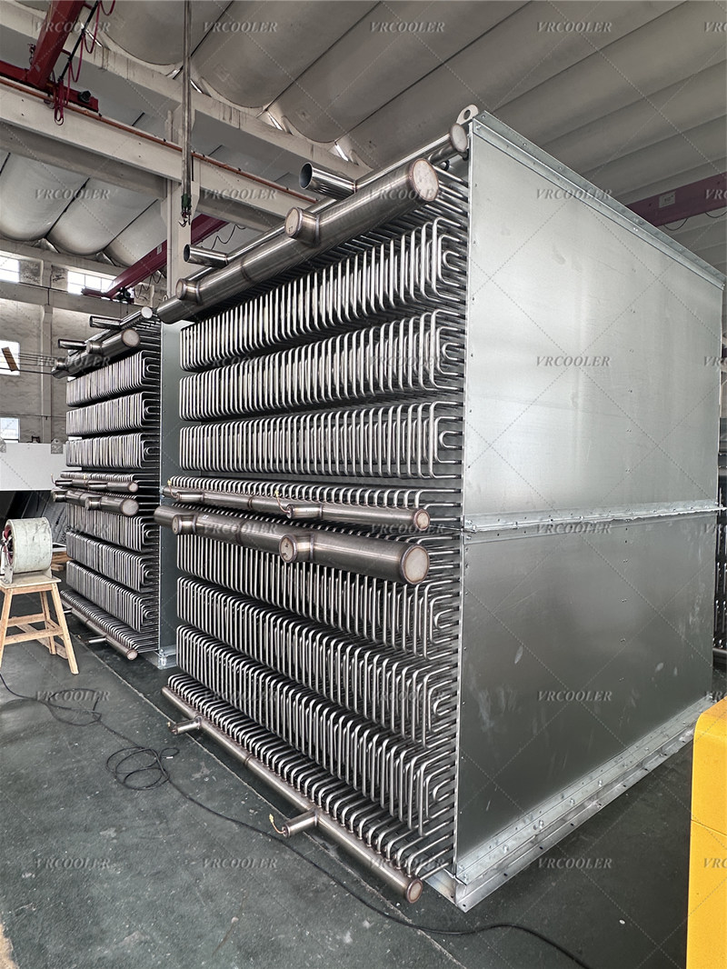 Stainless Steel 304 Tube Fin Ss304 End Sheet IQF Evaporator