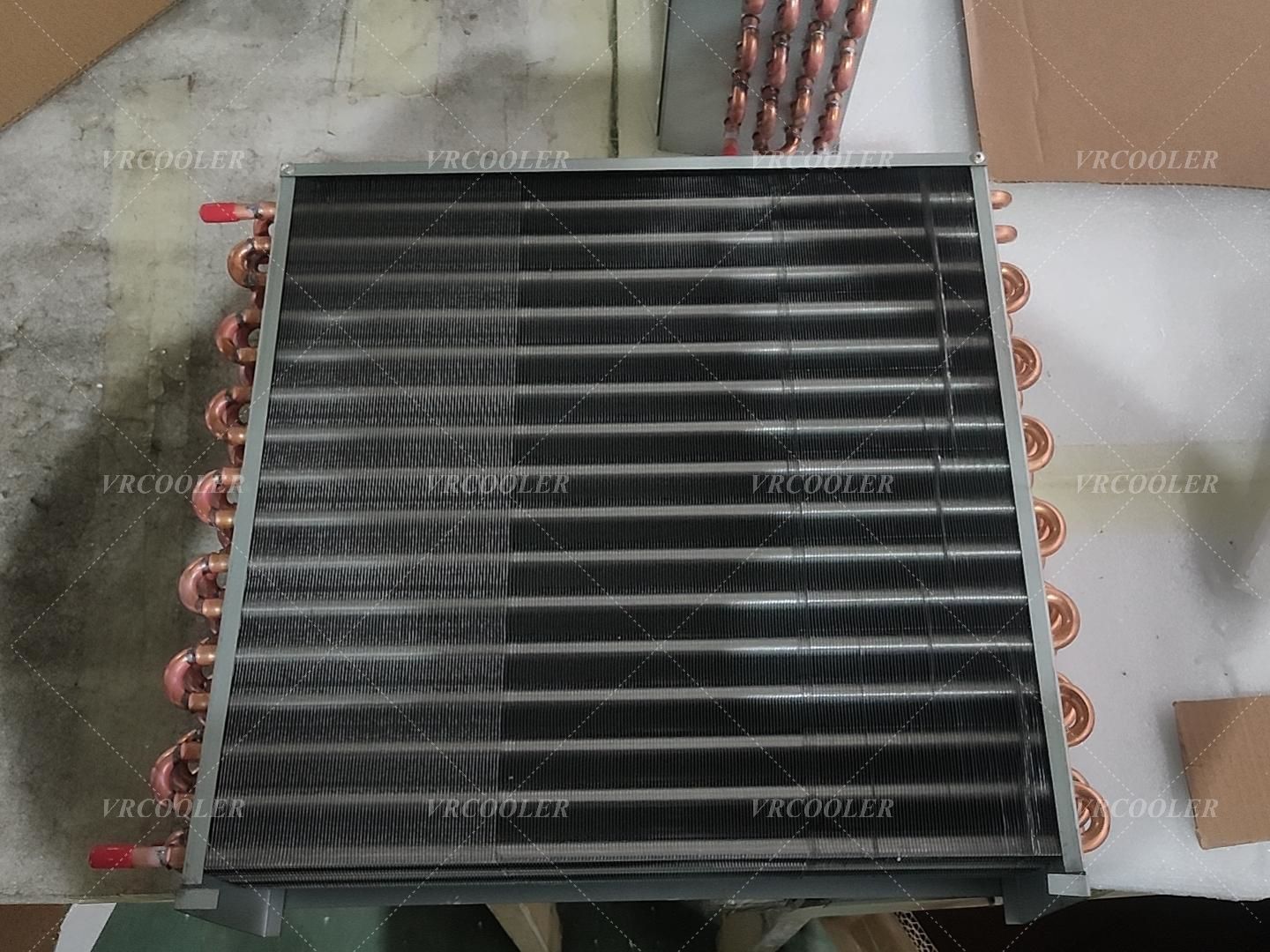 tube fin coils 356.jpgCustom Water-to-Air Cooling Coil for Compact 8 kW Cooling Duty