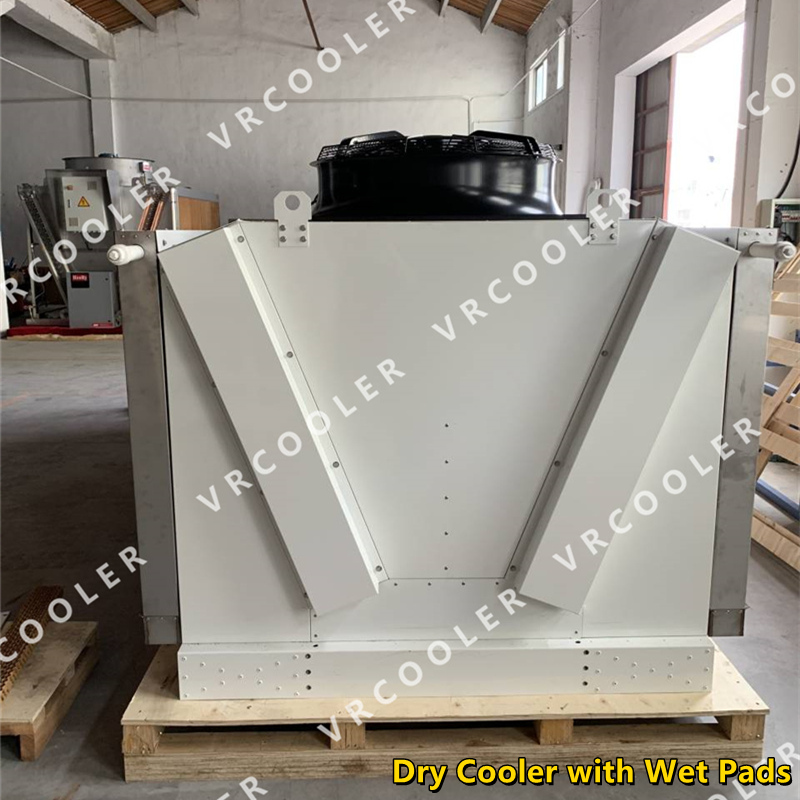 Dry Cooler with Wet Pads 4