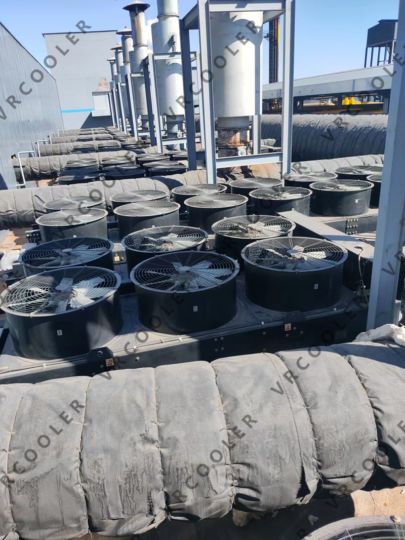 In a power plant, what is "dry cooling"?