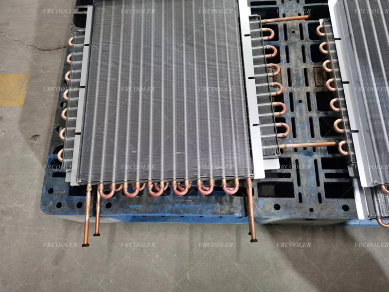 condenser or evaporator in bean cooling equipment