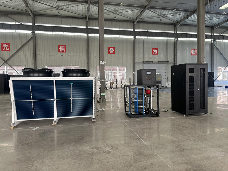 Dry Cooler and Plate Heat Exchanger for Shelf CDU Rack Solution Liquid Liquid