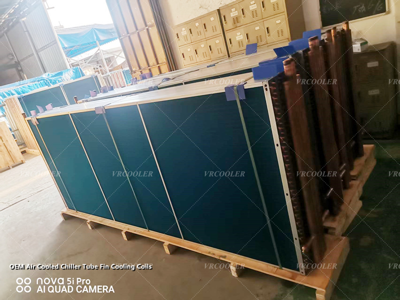OEM Air Cooled Chiller Tube Fin Cooling Coils 2
