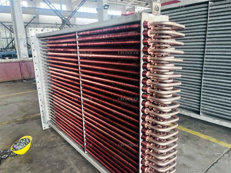 Large Finned Tube Heat Exchanger in Palm Oil Production Process