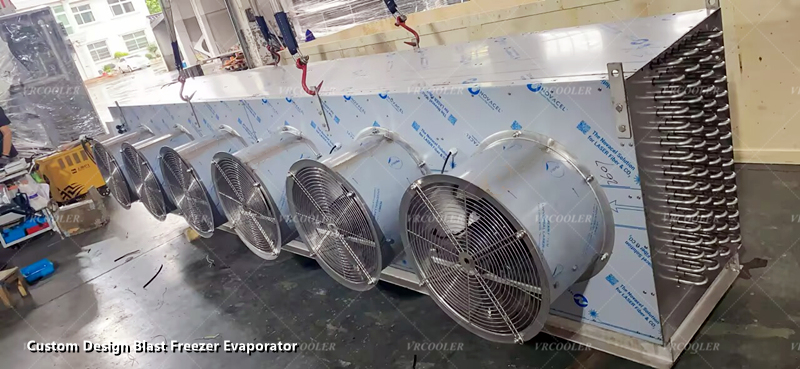 Custom Design Blast Freezer Evaporator