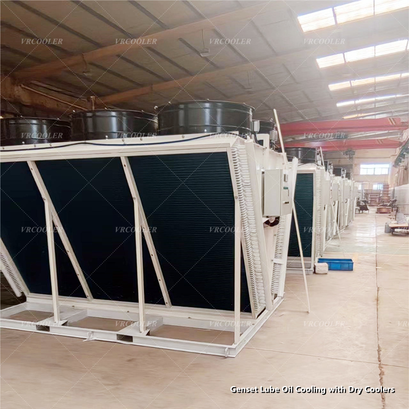 Main Turbine Lube Oil Dry Cooler in Power Plants in the Power Industry