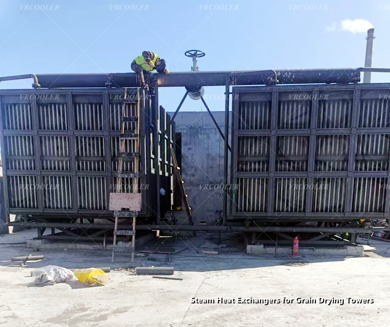 Steam Heat Exchangers for Grain Drying Towers