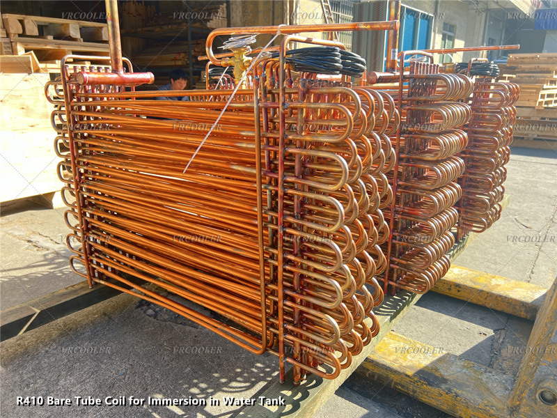 R410 Bare Tube Coil for Immersion in Water Tank