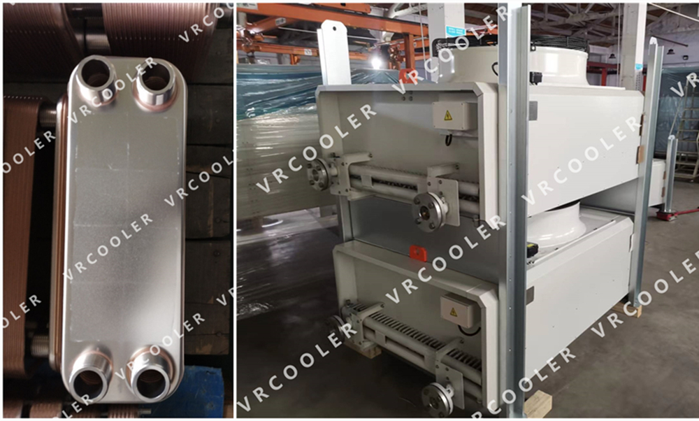 plate heat exchanger for immersion cooling