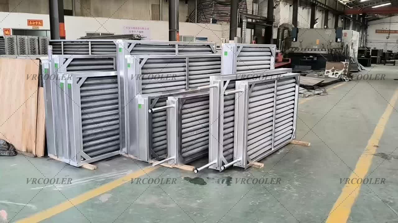 Finned Tube Radiator for Dryer in Fluidized Bed Systems