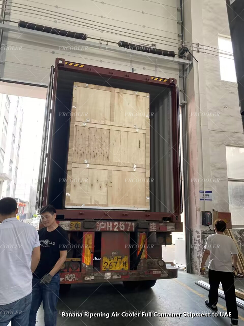 Banana Ripening Air Cooler Full Container Shipment to UAE 2