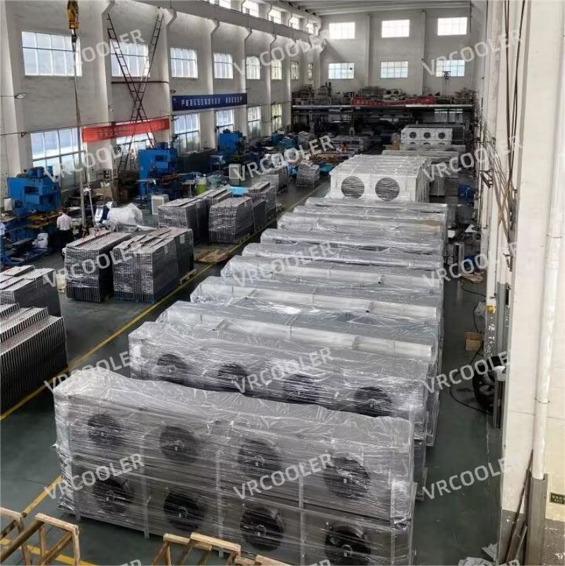 49 kW Glycol Unit Cooler for Prepared Dishes Cold Storage