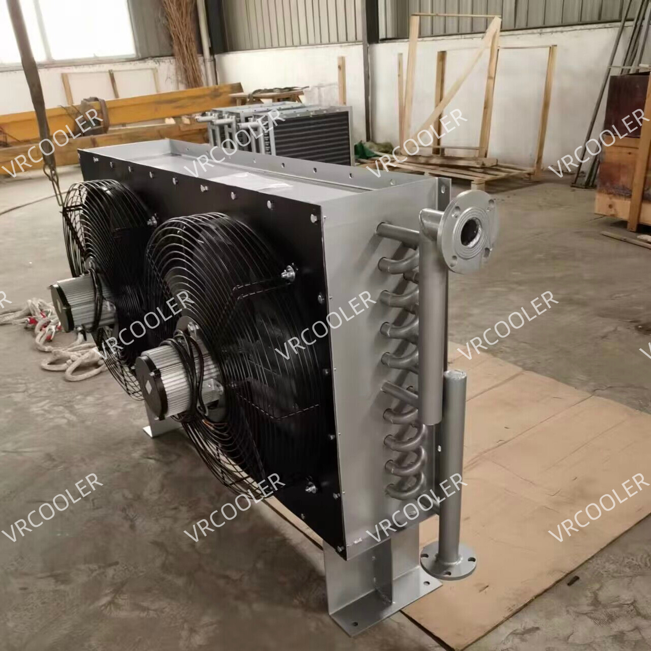 VRCOOLERTECH CST customized a finned tube drying room heater for a New Zealand customer