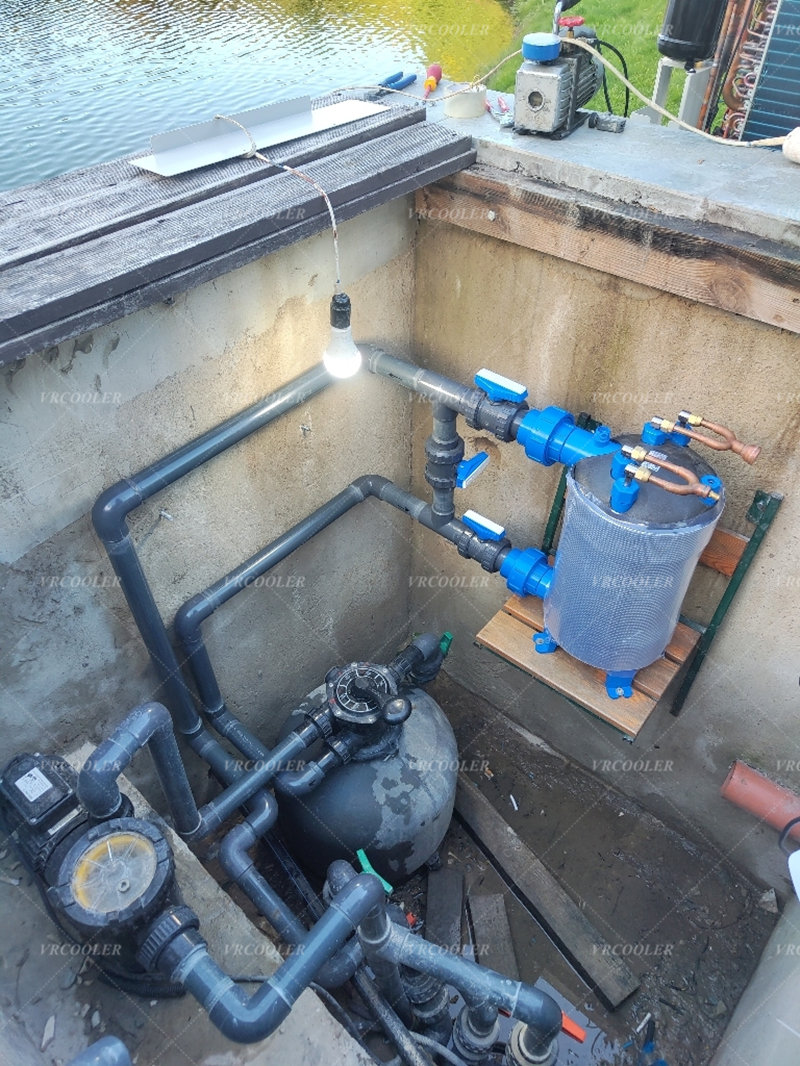 Complete Installation of Titanium Tube Heat Exchanger 1