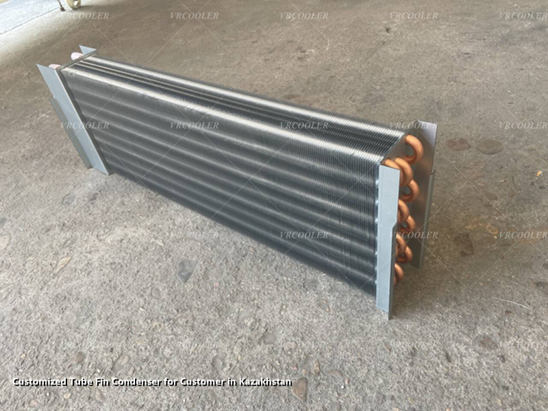 Customized Tube Fin Condenser for Customer in Kazakhstan