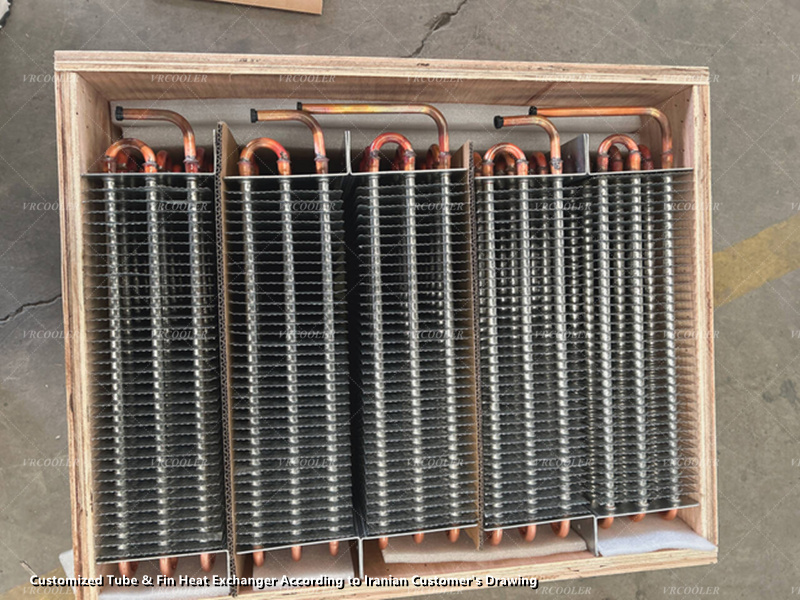 Customized Tube & Fin Heat Exchanger According to Iranian Customer's Drawing 3