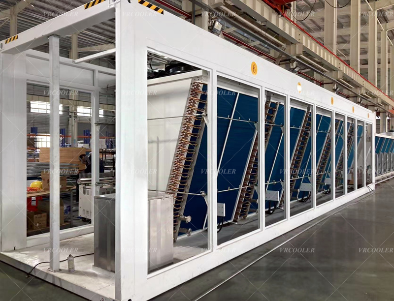Dry Cooler with Immersion Cooling System for Asic Mining Machine in Production