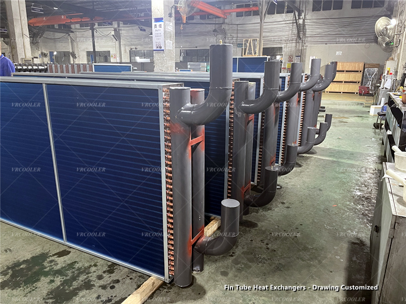 Fin Tube Heat Exchangers - Drawing Customized 