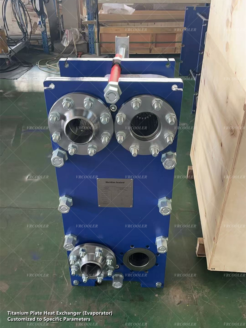 Titanium Plate Heat Exchanger (Evaporator) Customized to Specific Parameters