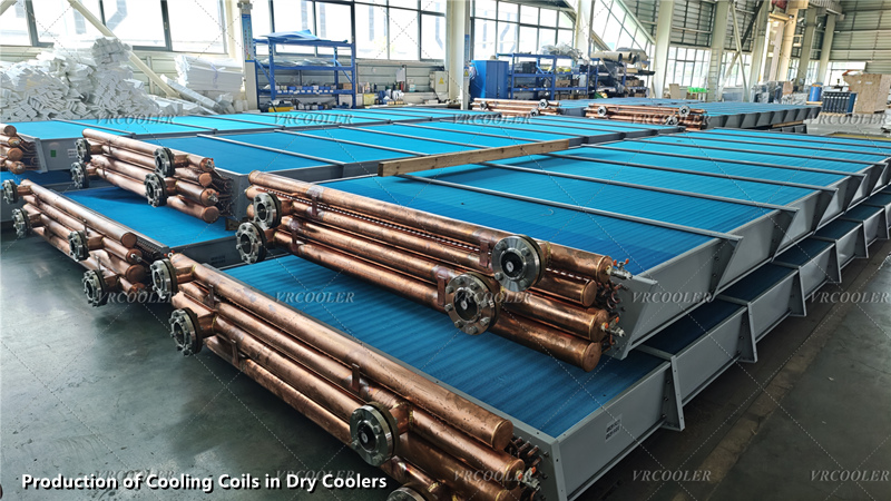 Production of Cooling Coils in Dry Coolers