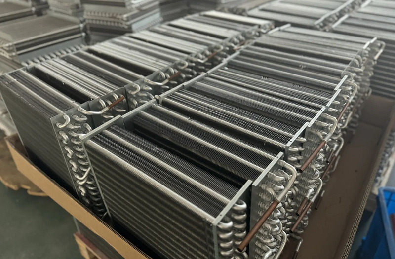 Aluminum Tube Aluminum Fin Heat Exchanger for Domestic And Commercial Air Conditioners