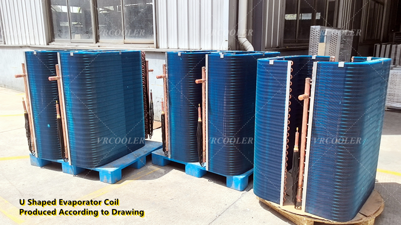 U Shaped Evaporator Coil Produced According To Drawing