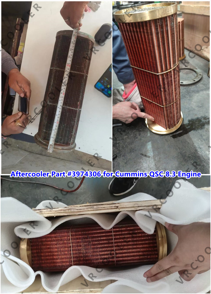 Aftercooler Part #3974306 for Cummins QSC 8.3 Engine 1